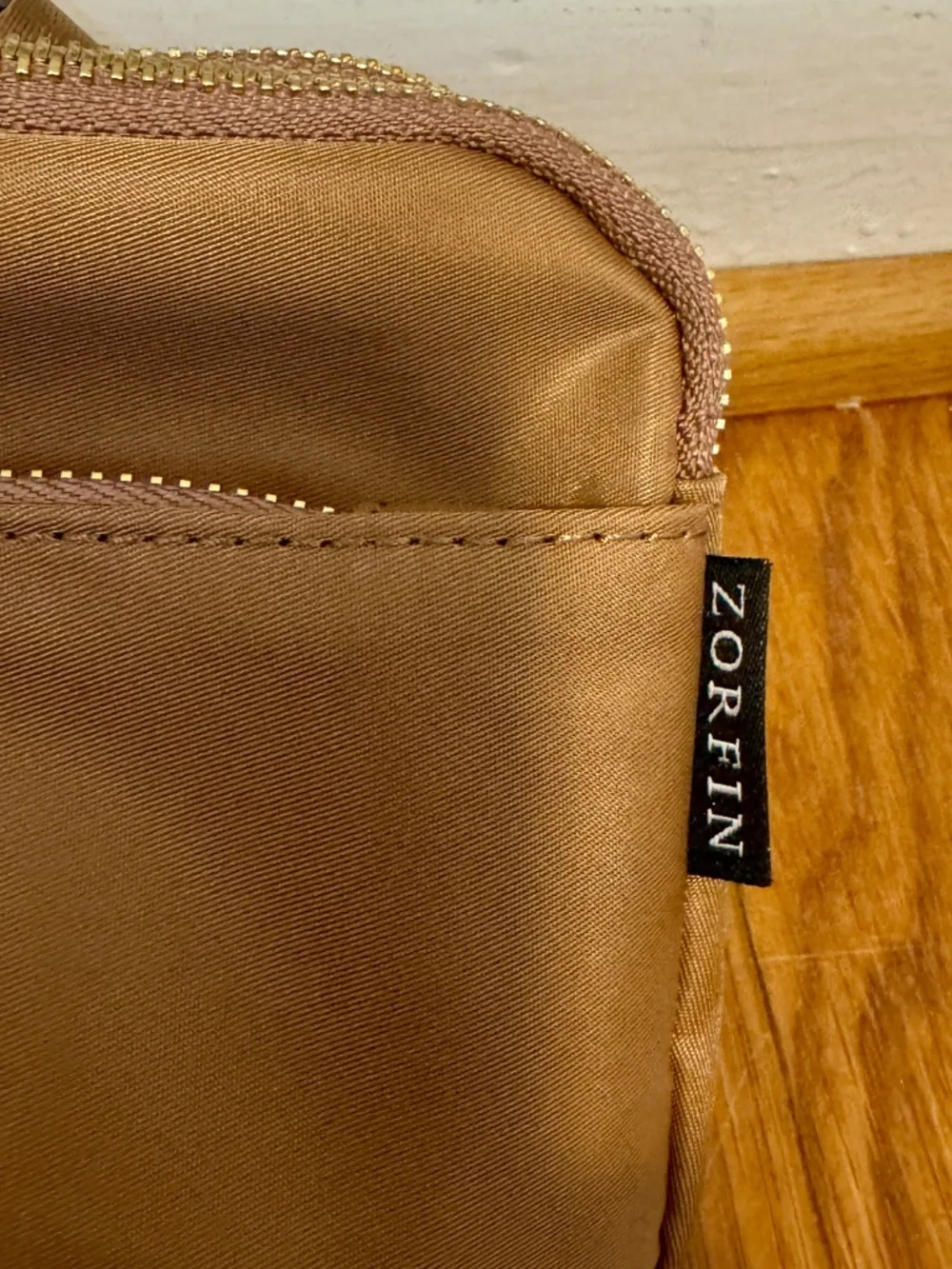 ZORFIN Fanny Packs for Women Crossbody Fanny Pack Belt Bag Adjustable Camel
